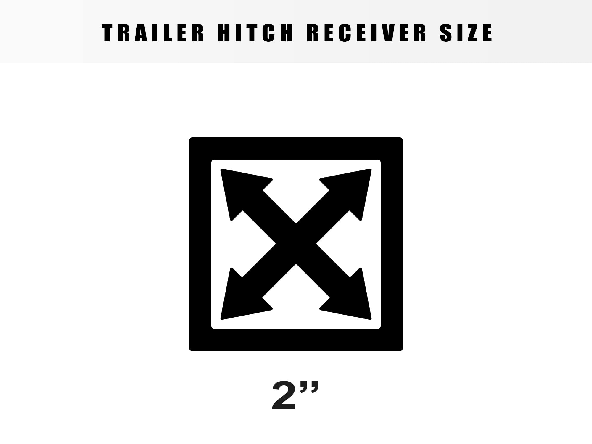 Armordillo 7167780 Class 3 Trailer Tow Hitch with 2