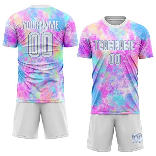 Tie Dye White-light Blue