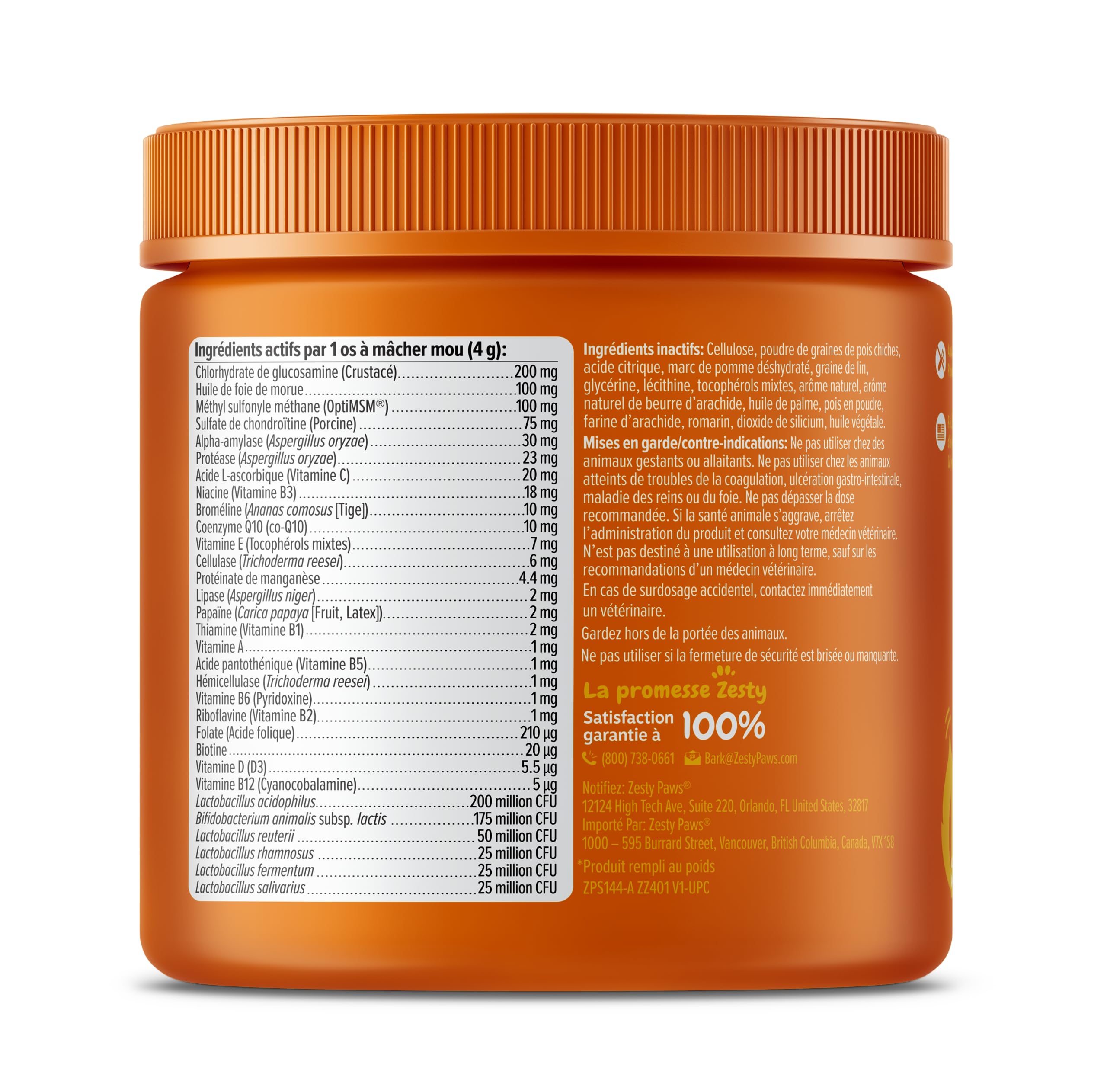 Zesty Paws 8-in-1 Dog Multivitamin Chews with Peanut Butter Flavor - Digestive & Immune Support Supplement for Dogs - Promotes Skin, Heart & Liver Health - 90 Count - Perfect for Daily Health Maintenance & Active Dogs