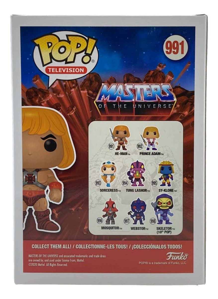 Dolph Lundgren Signed He-Man Funko Pop #991 with JSA ITP Certificate - Collectible Action Figure for Movie Fans & Pop Culture Enthusiasts - Perfect for Display, Gifts, and Comic Conventions