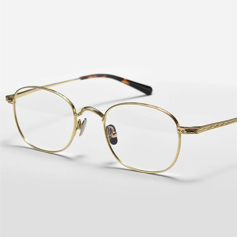 Stylish Black Titanium Eyeglasses for Women - Oval Square Full Rim Frame 959125 | Perfect for Work, Reading & Everyday Fashion
