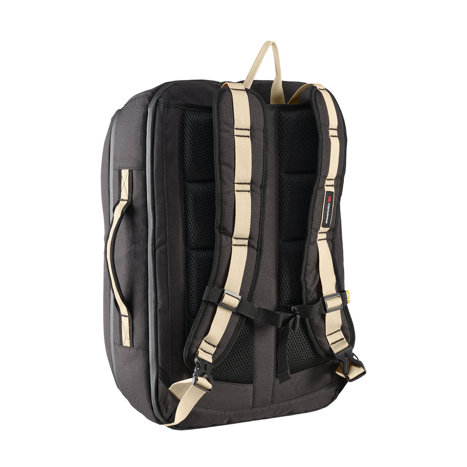Caribee Atlas RPET 38L Overnight Backpack - Lightweight Travel Backpack for Men & Women, Water-Resistant Hiking Daypack - Perfect for Camping, Commuting & Outdoor Adventures (Black)