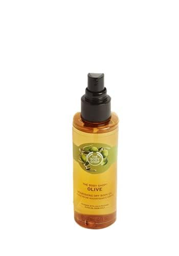 The Body Shop Olive Nourishing Dry Body Oil for Dry Skin - 125ml | Hydrating & Fast-Absorbing Body Moisturizer with Olive Oil | Perfect for Post-Shower, Massage & Daily Skincare Routine
