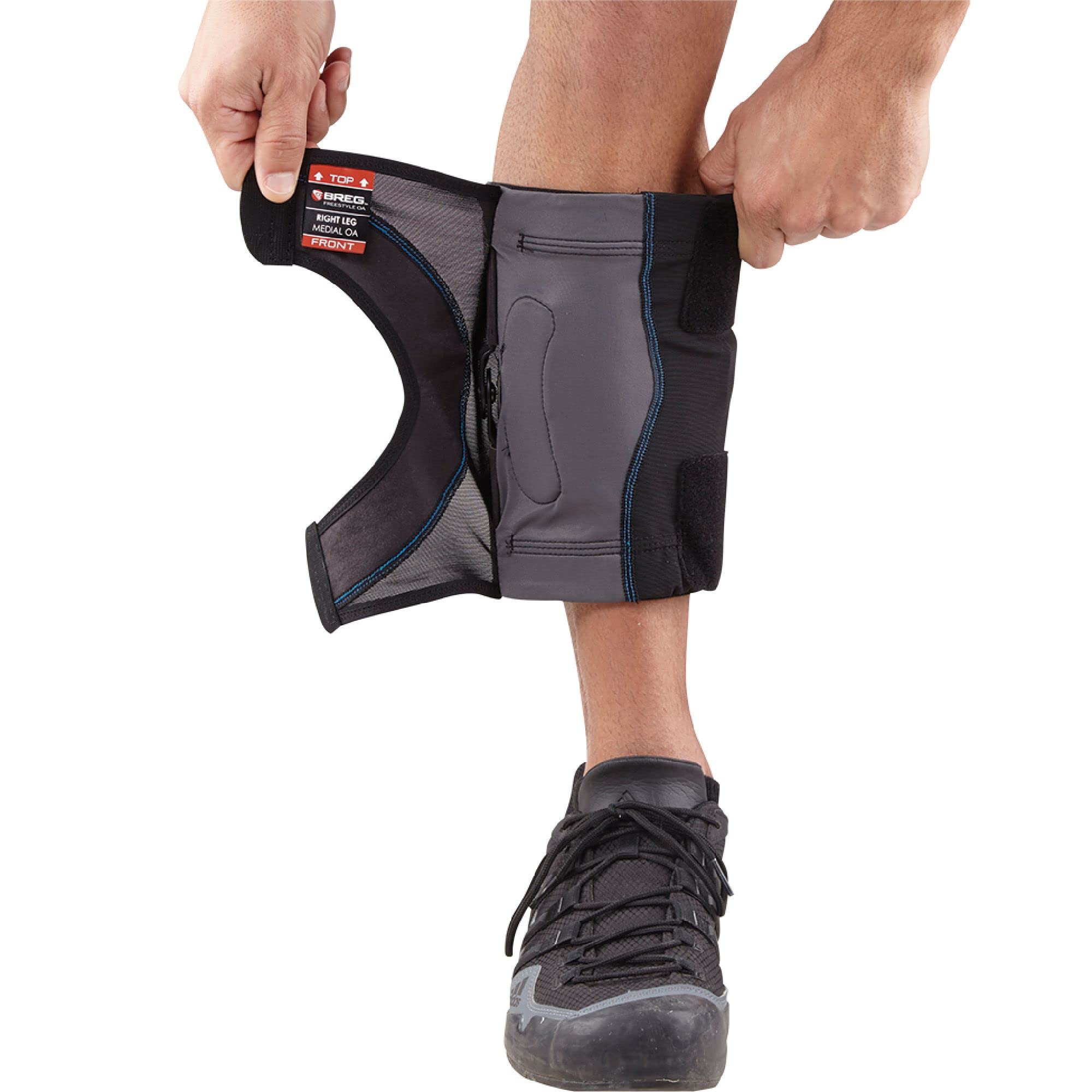 Breg FreeSport Wraparound Knee Brace for Men & Women - Small Size - Support for Running, Hiking, Sports & Active Lifestyle
