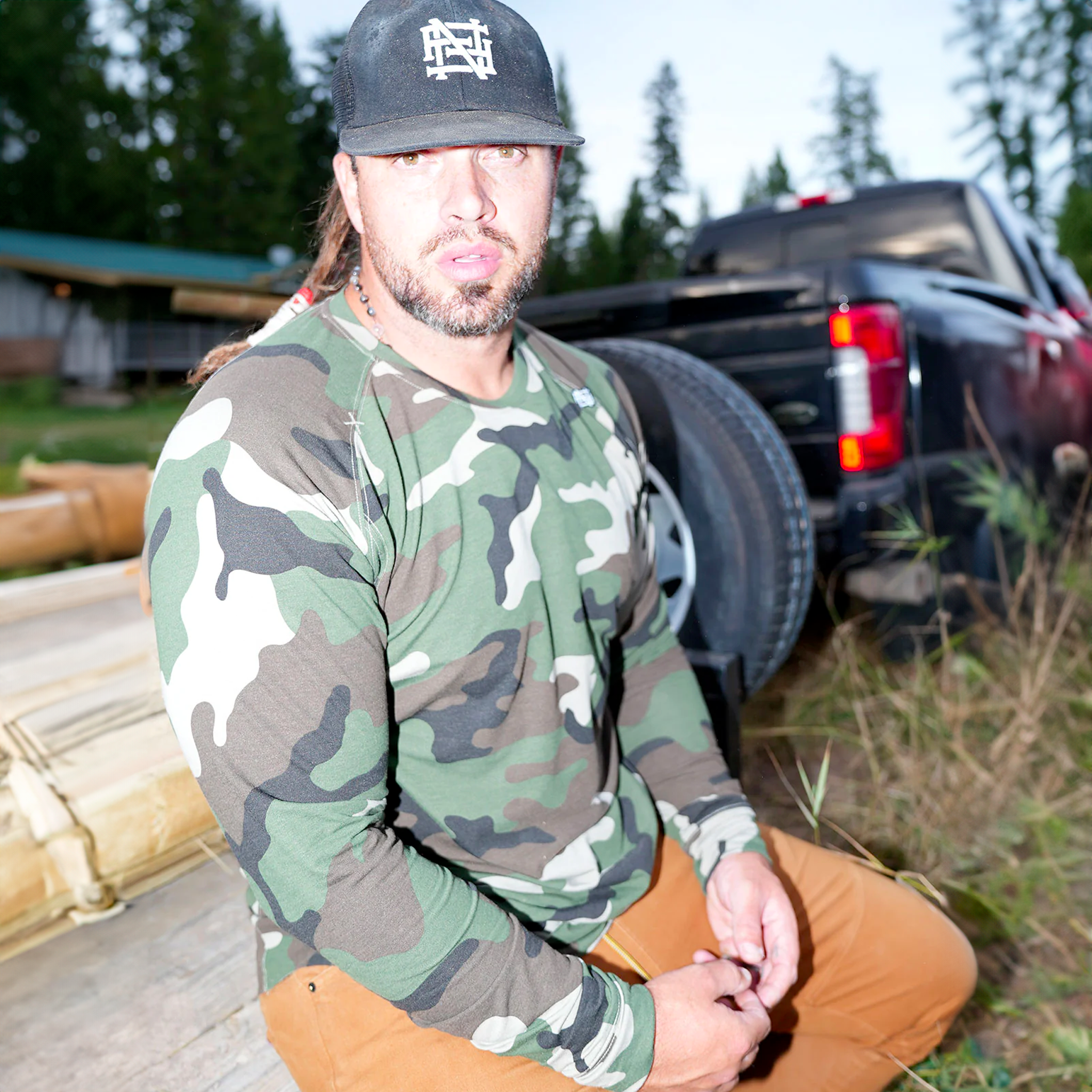 CORE Long Sleeve Camo Shirt for Men - Tactical Hunting & Outdoor Adventure Apparel