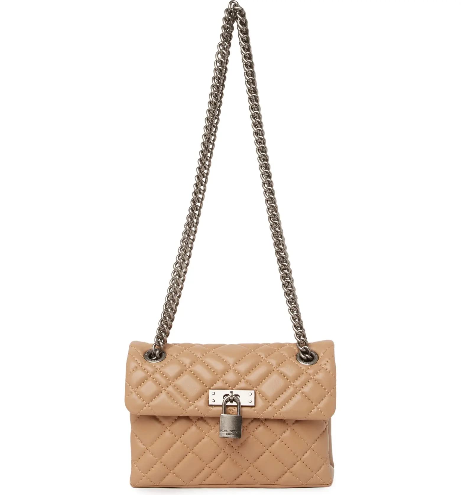 Kurt Geiger London Mini Brixton Lock Leather Crossbody Bag for Women | Stylish & Durable Handbag for Work, Travel & Everyday Use