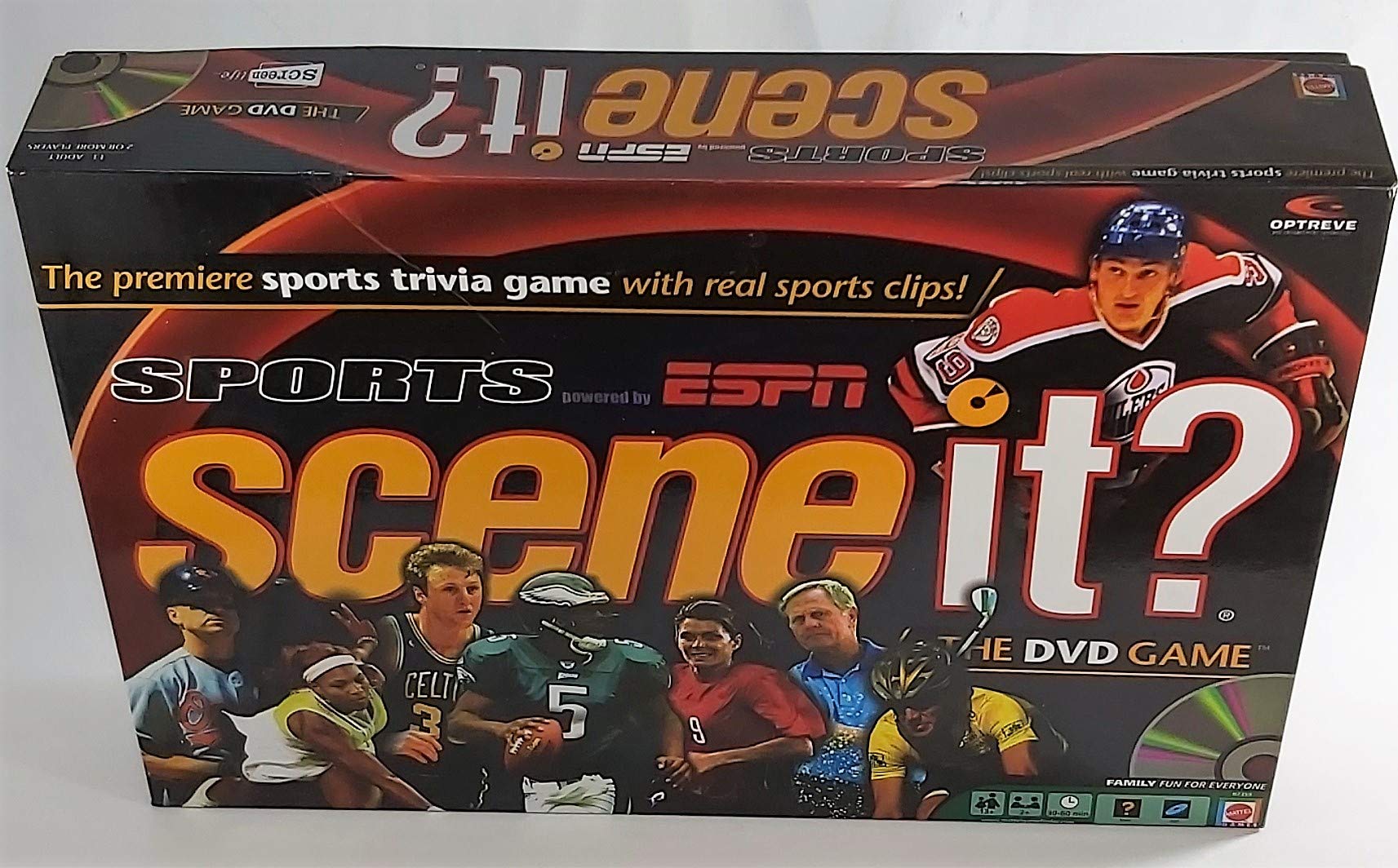Scene It? Sports Trivia Game Powered by ESPN - Fun Family & Party Game Night for Sports Fans