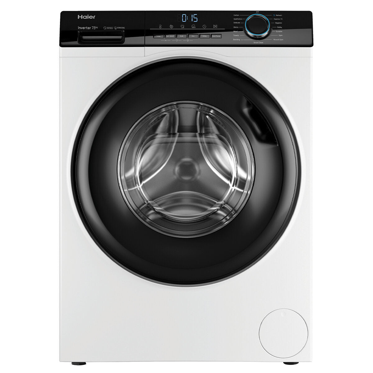 Haier 300 Series 7.5kg Front Load Washing Machine HWF75AW3 - Energy Efficient, Quiet Operation for Apartments & Small Homes - Perfect for Laundry Rooms & Compact Spaces