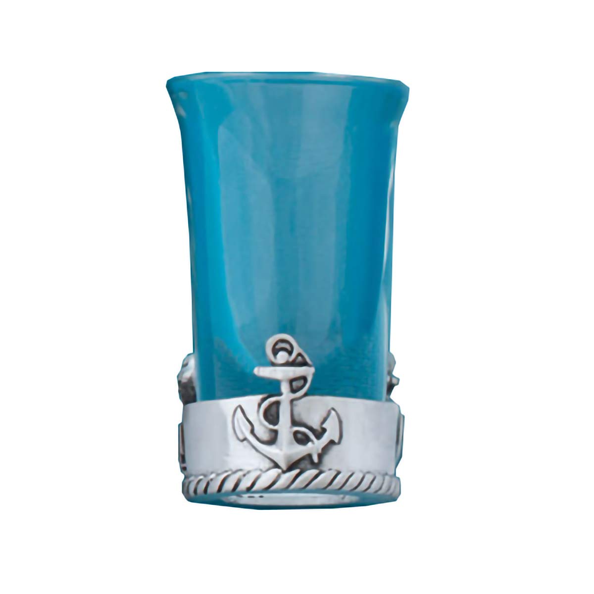 Anchor Design Basic Spirit Shot Glass - Home Bar Decor, Party Favors, Stocking Stuffers & Unique Gifts for Whiskey Lovers - Perfect for Cocktail Parties, Bachelor Events & Home Bars