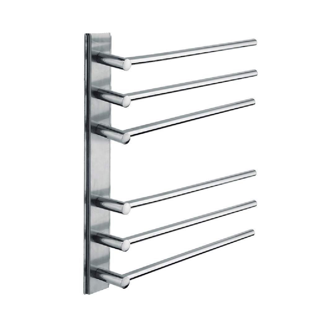 SLRMKK 6 Bar Electric Towel Warmer & Dryer - Wall Mounted Bathroom Heated Towel Rack for Warm & Dry Towels - Perfect for Spa, Gym, Hotel & Home Use