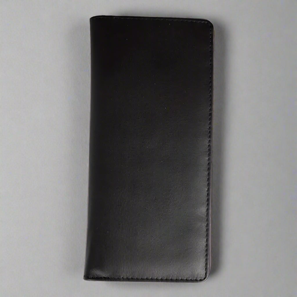 Premium Genuine Leather Men's Wallet with Breast Pocket - Slim Bifold RFID Blocking Wallet for Men - Perfect for Business, Travel & Everyday Use