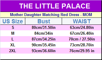 Mother Daughter Matching Red Dresses for Special Occasions | Fast Priority Shipping | Perfect for Family Photos, Holidays & Birthday Celebrations