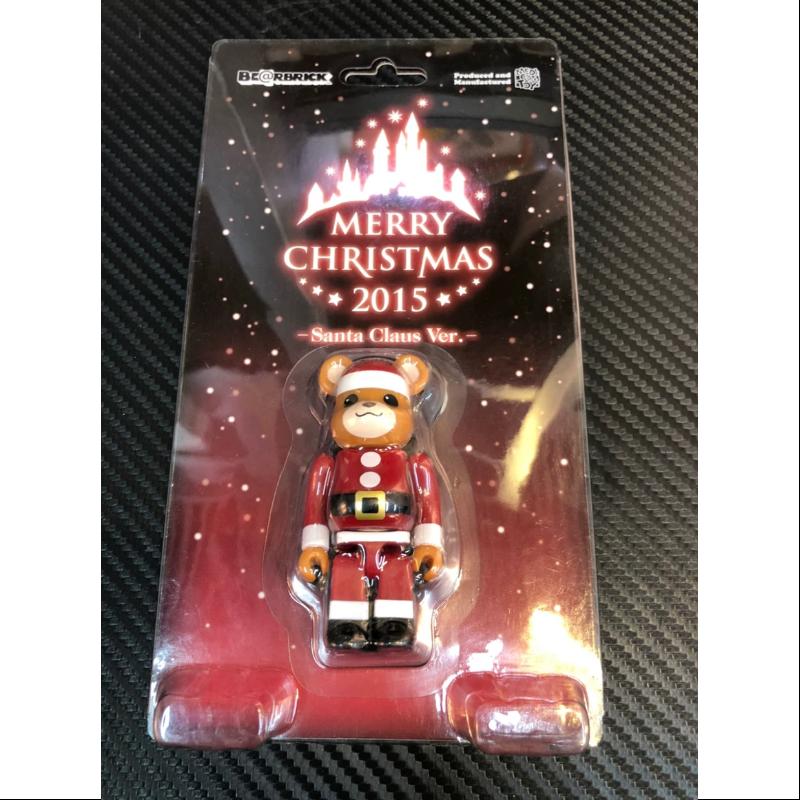Limited Edition Be@rbrick MERRY CHRISTMAS 2015 Santa Claus Ver. 100% Collectible Figure - Perfect for Holiday Decor, Gift Giving & Anime Collections