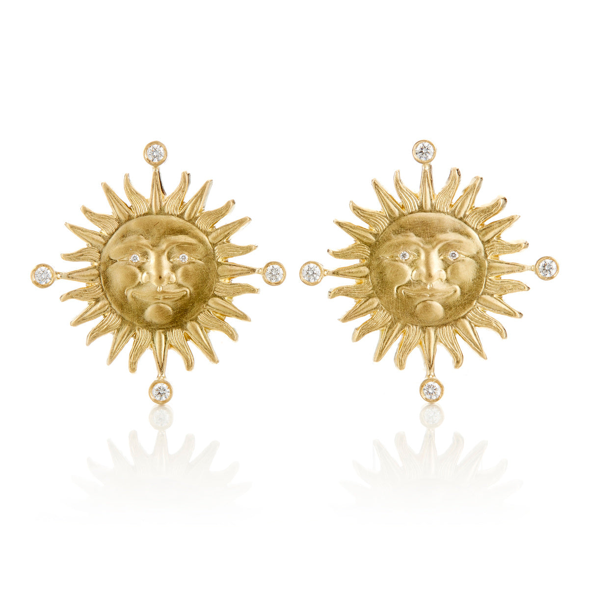 Stylish Sunface Earrings for Women - Boho Chic Dangle Hoop Earrings - Perfect for Summer Festivals & Beach Vacations
