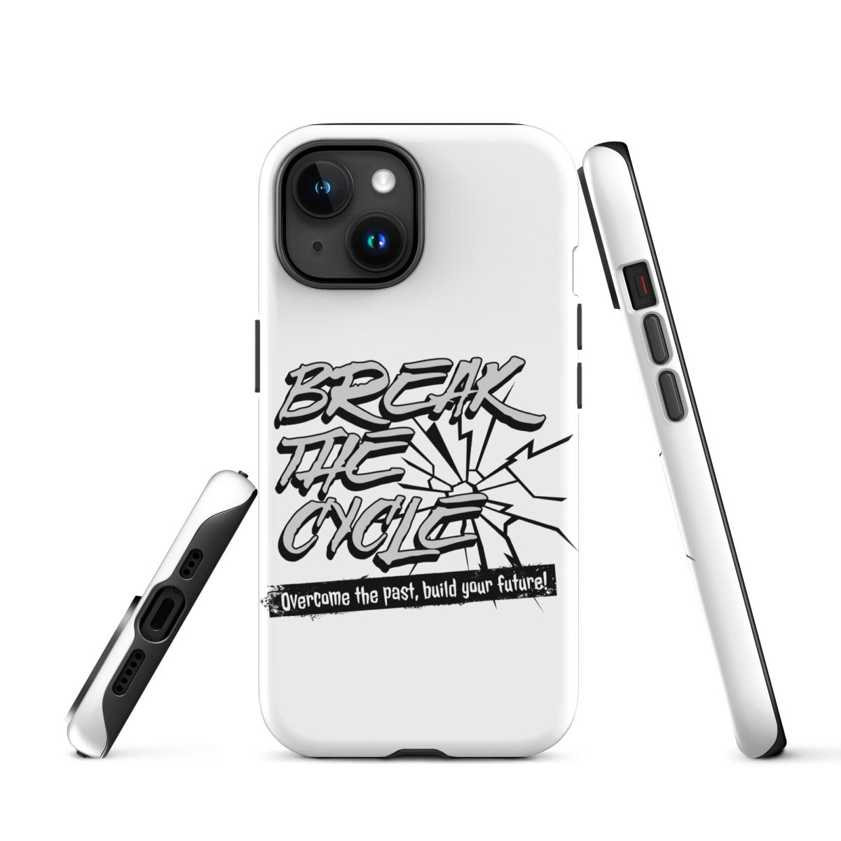 Break the Cycle iPhone Tough Case - Shockproof & Durable Phone Cover for iPhone [Models] - Perfect for Outdoor Adventures, Work & Daily Protection