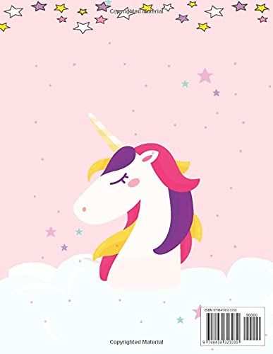 Personalized Unicorn Notebook for Women & Girls - Wide Ruled 8.5x11 Inch Journal with 162 Pages | Perfect Birthday Gift for Students, Diary Writing & Note Taking | School, Office & Creative Use