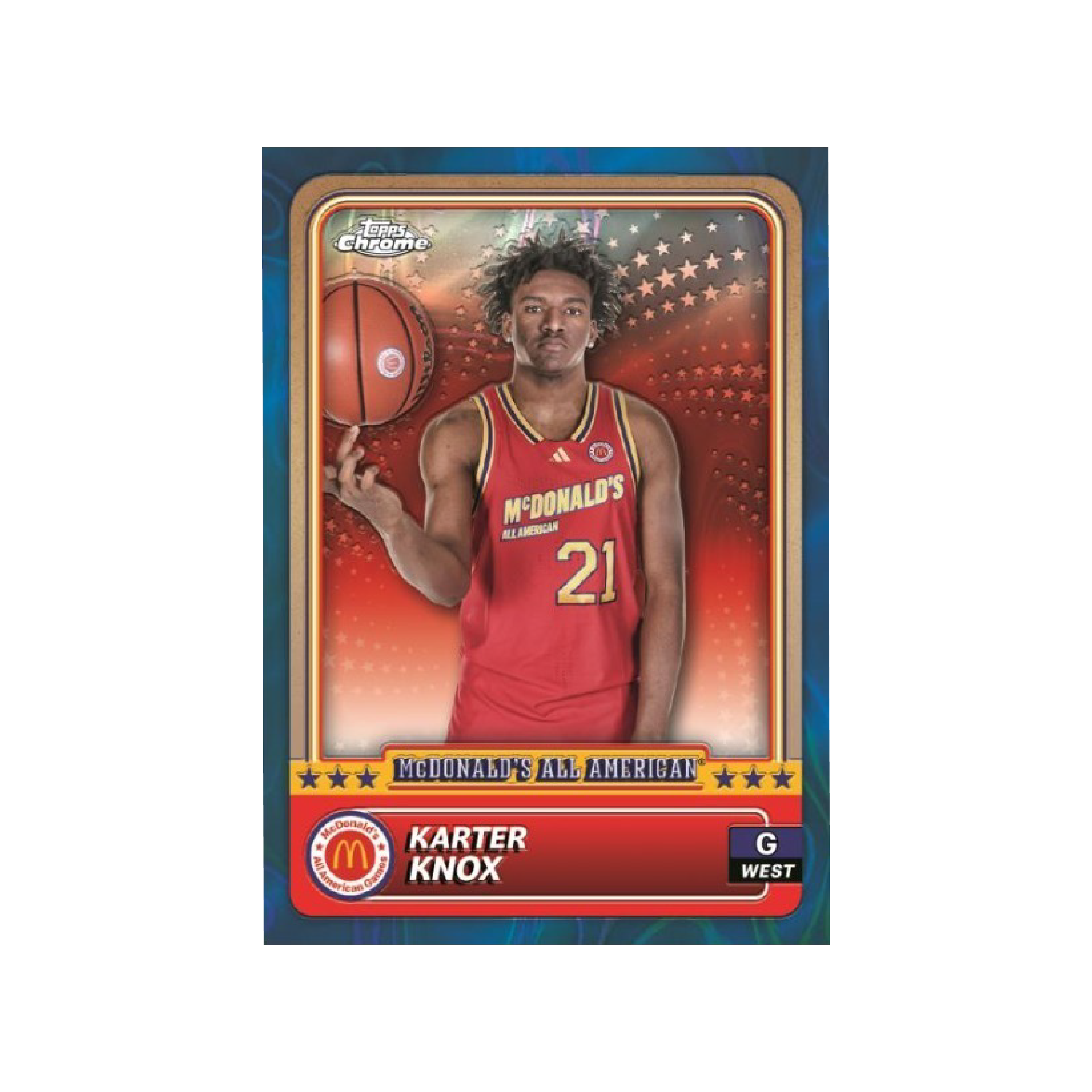 2024 Topps Chrome McDonald's All American Basketball Hobby Box - Collectible Trading Cards for NBA Fans & Sports Memorabilia Enthusiasts