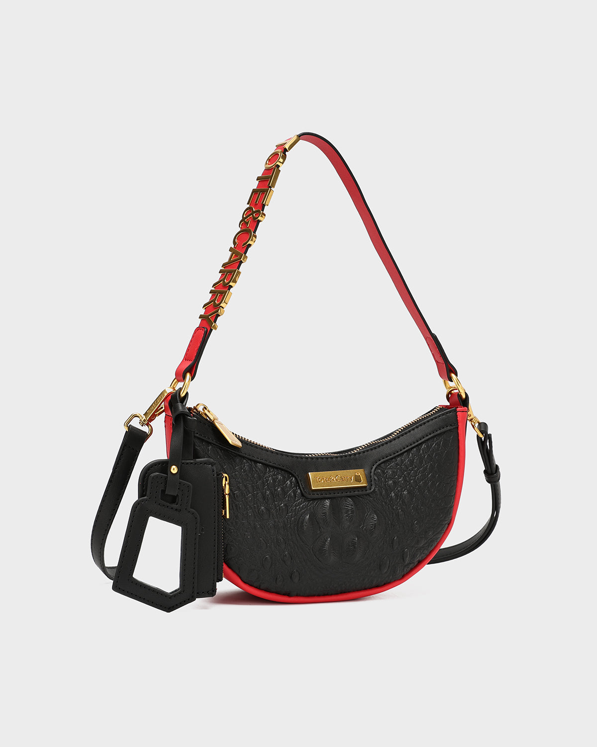 Stylish Red Bottom Shoulder Purse for Women - Trendy Crossbody Bag for Daily Use, Shopping & Travel