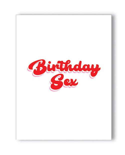 Funny Birthday Sex Naughty Greeting Card - Perfect for Couples, Adults & Bachelorette Parties - Hilarious & Playful Gift Idea for Boyfriend, Girlfriend or Spouse