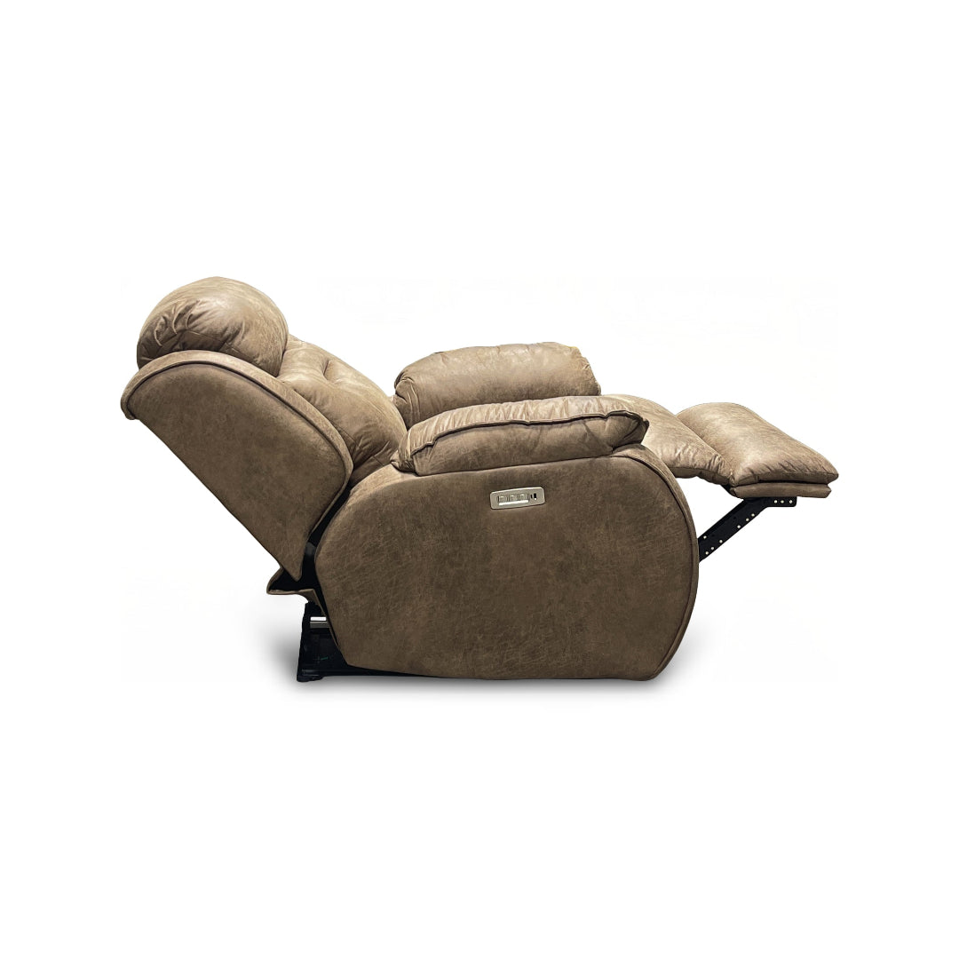 Remix Wall-Saving Power Recliner Chair - Space Saving Electric Lift Recliner for Living Room, Bedroom & Home Theater - Comfortable Leather Massage Chair with USB Charger