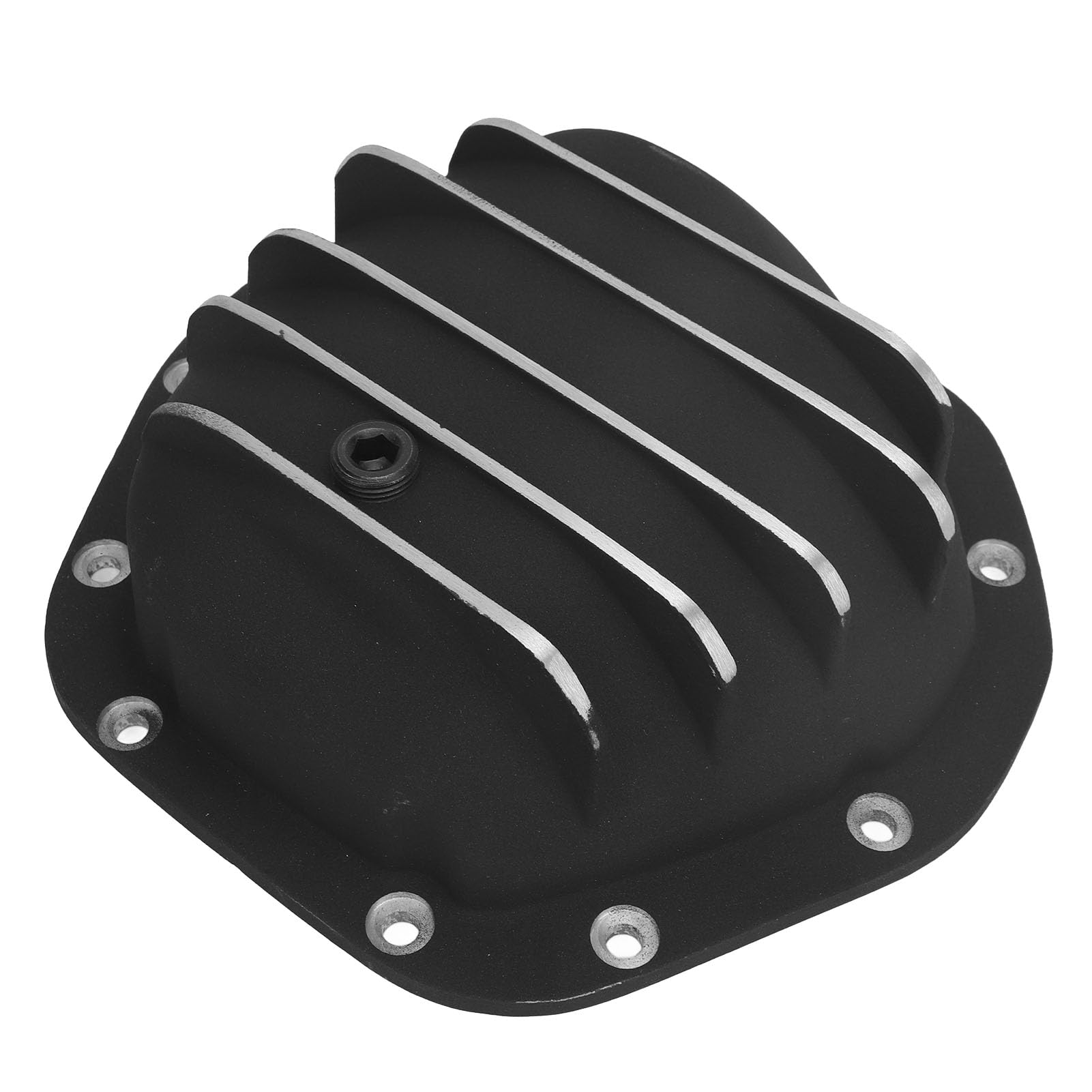 10 Bolt Differential Cover - H50720016 Aluminum Front & Rear Differential Cover Kit for F-100 Dana 44 (Black) | Polished Heavy Duty Protection for Off-Road, Racing & Truck Upgrades