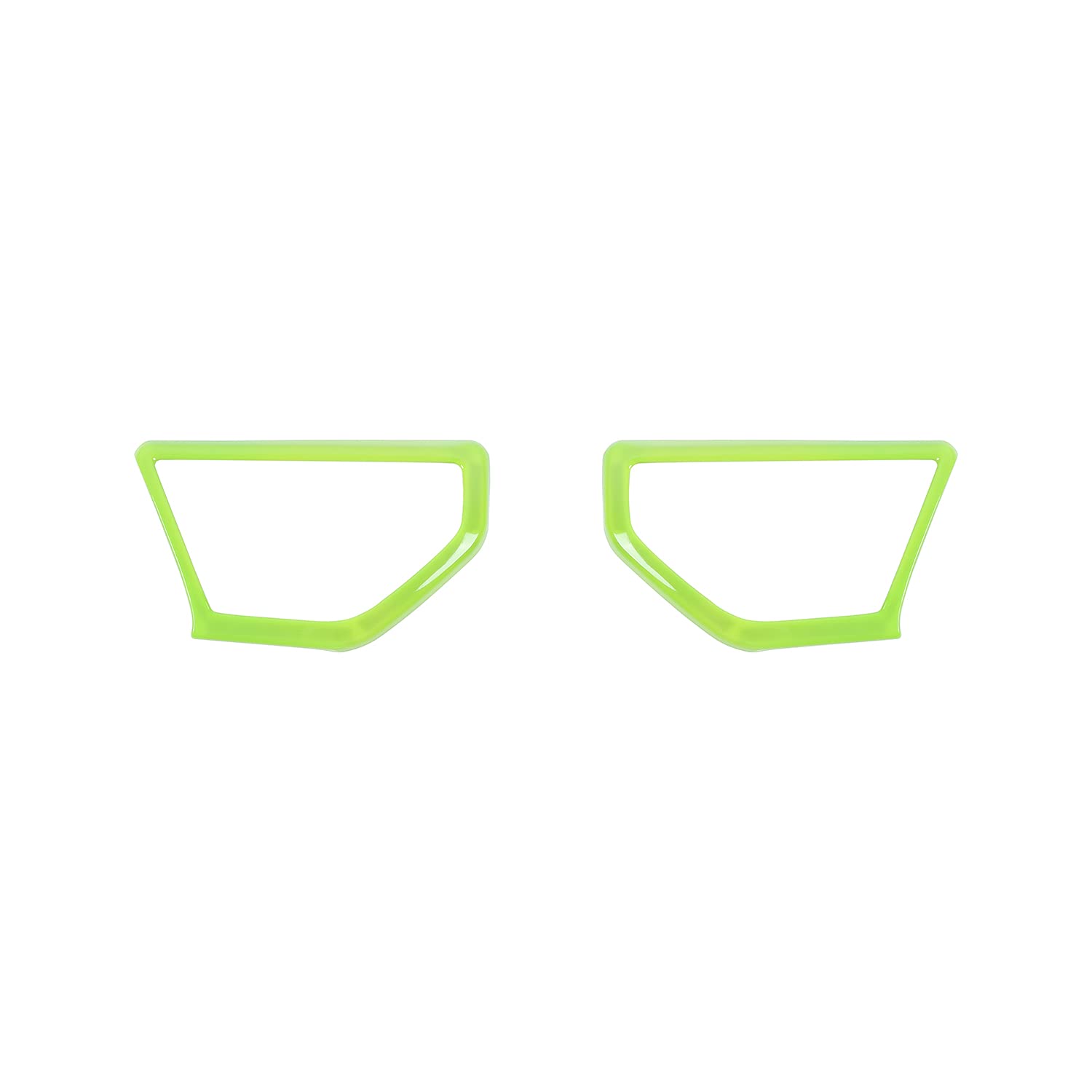 Jeep Wrangler JL JLU & Gladiator JT A-Pillar Speaker Cover Trim (2018-2024) - Interior Accessories in Green | Perfect for Off-Roading & Car Customization