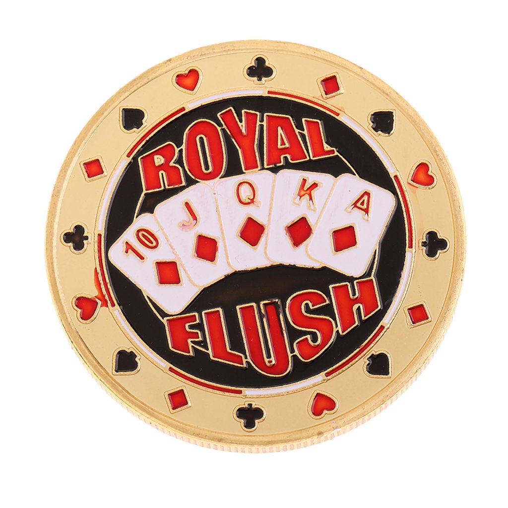 Premium Metal Poker Chips Press Card Set - Multi-Color Casino Style Poker Accessories for Texas Hold'em, Blackjack & Home Game Nights