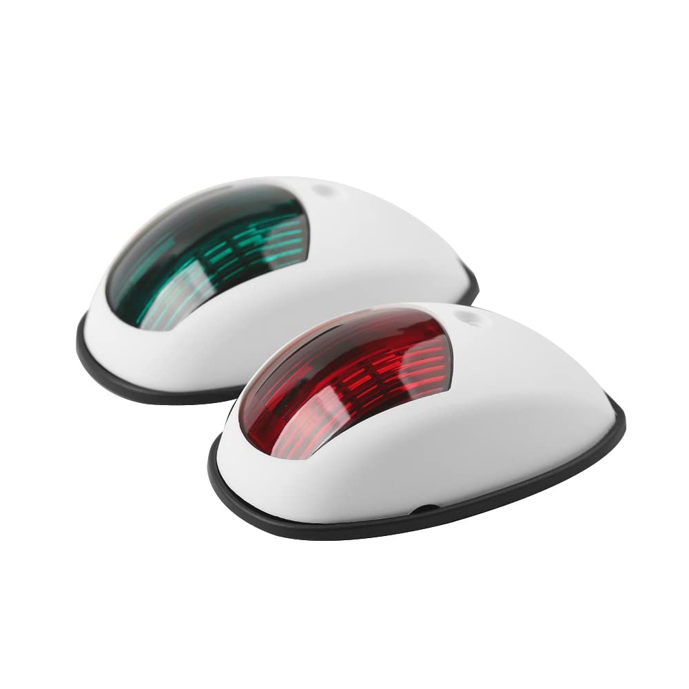 LED Boat Navigation Light - Marine Bow Light for Pontoon & Small Boats (White) | Waterproof & Durable for Night Sailing, Fishing & Water Sports