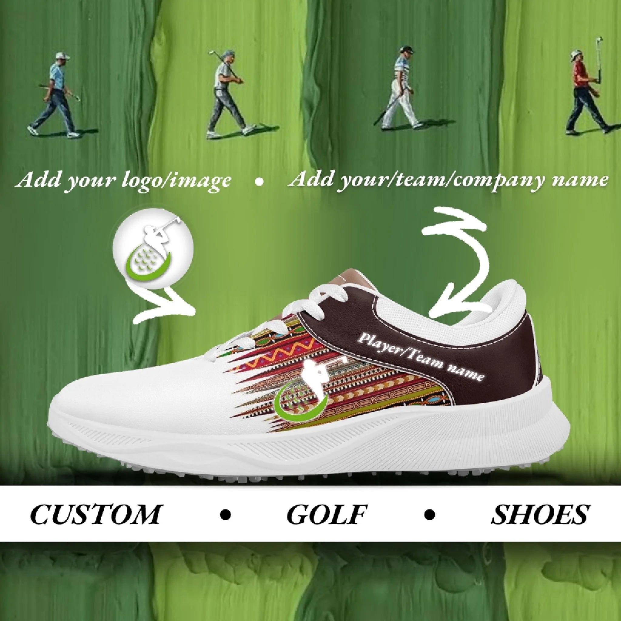 Custom Golf Performance Sneakers for Men & Women - Personalized Durable Athletic Shoes for POD Resellers - Perfect for Golfing, Walking & Casual Wear - FN062 25020099 4