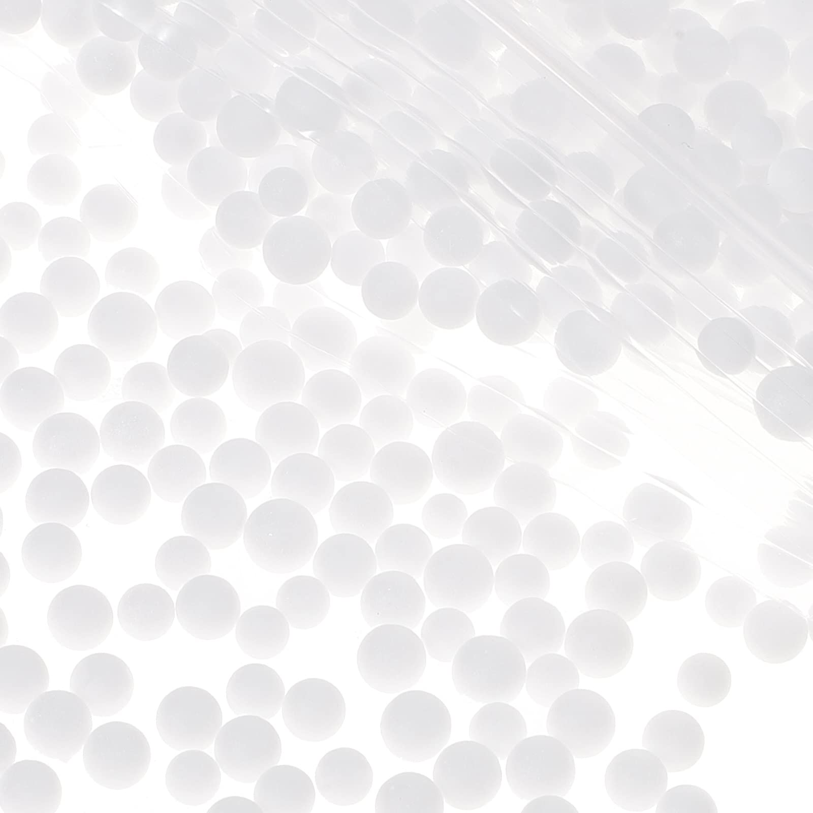 HEALLILY 6 Packs (60,000 Pieces) Mini White Styrofoam Balls - 2.5-3.5mm Smooth Polystyrene Foam Beads for DIY Crafts, Kids Art Projects, Christmas Decorations & Clay Modeling - Perfect for Ornaments, Slime Making and Sensory Play
