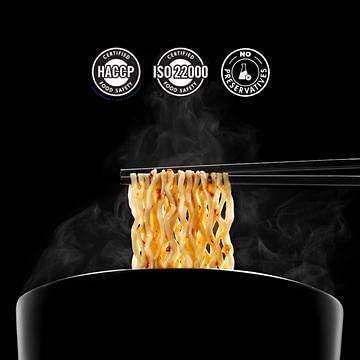 BOILING POINT Wok Noodle Bundle - Original & Spinach Flavored Asian Ramen (10 Pack) | Healthy Non-Fried Instant Noodles, No Preservatives | Perfect for Quick Stir Fry Meals, Office Lunches & Late Night Snacks