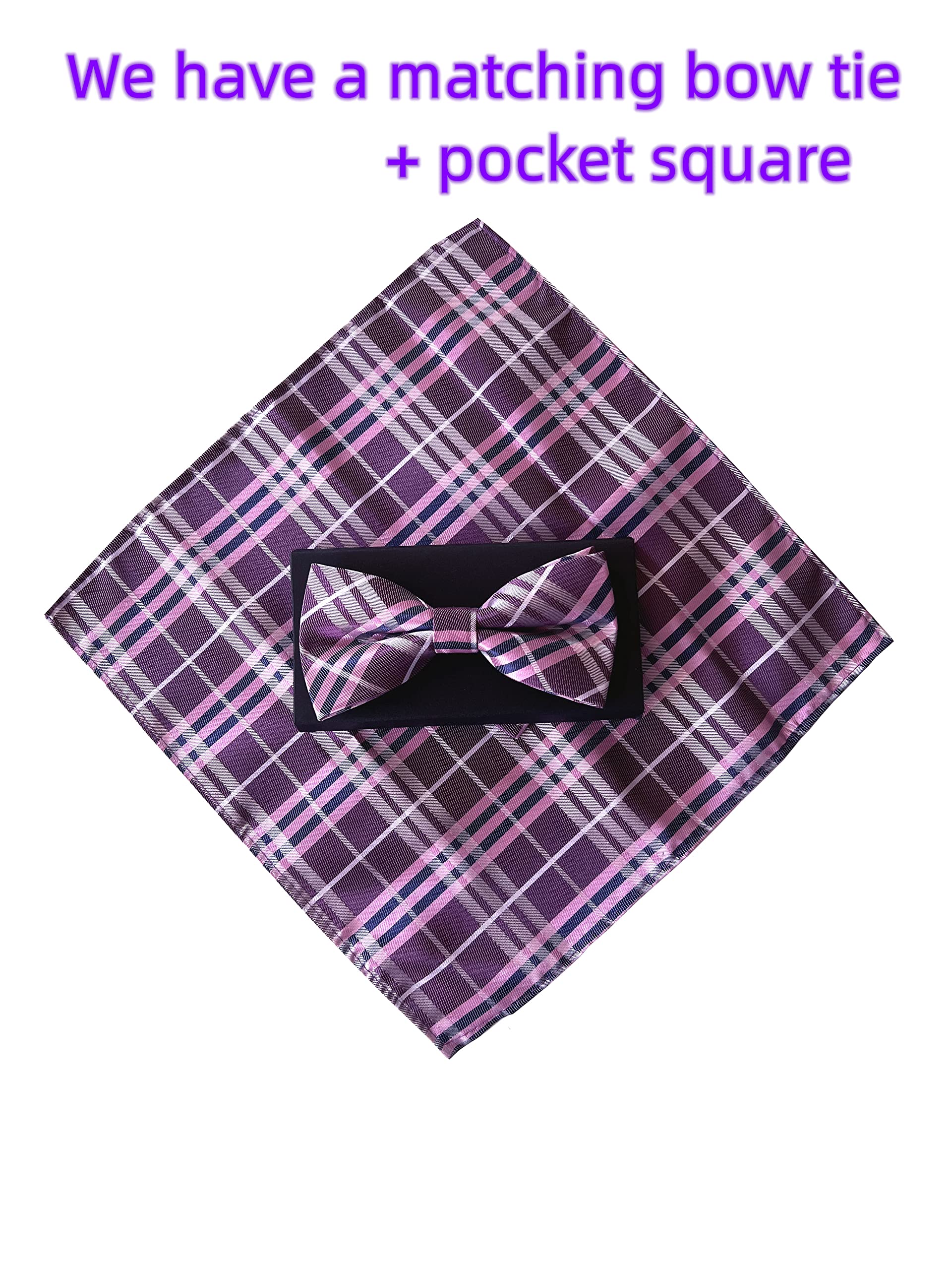 TRM Men's Socks & Necktie Matching Set (1 Pair Socks + 1 Necktie) - Perfect for Business Attire, Formal Events & Office Wear