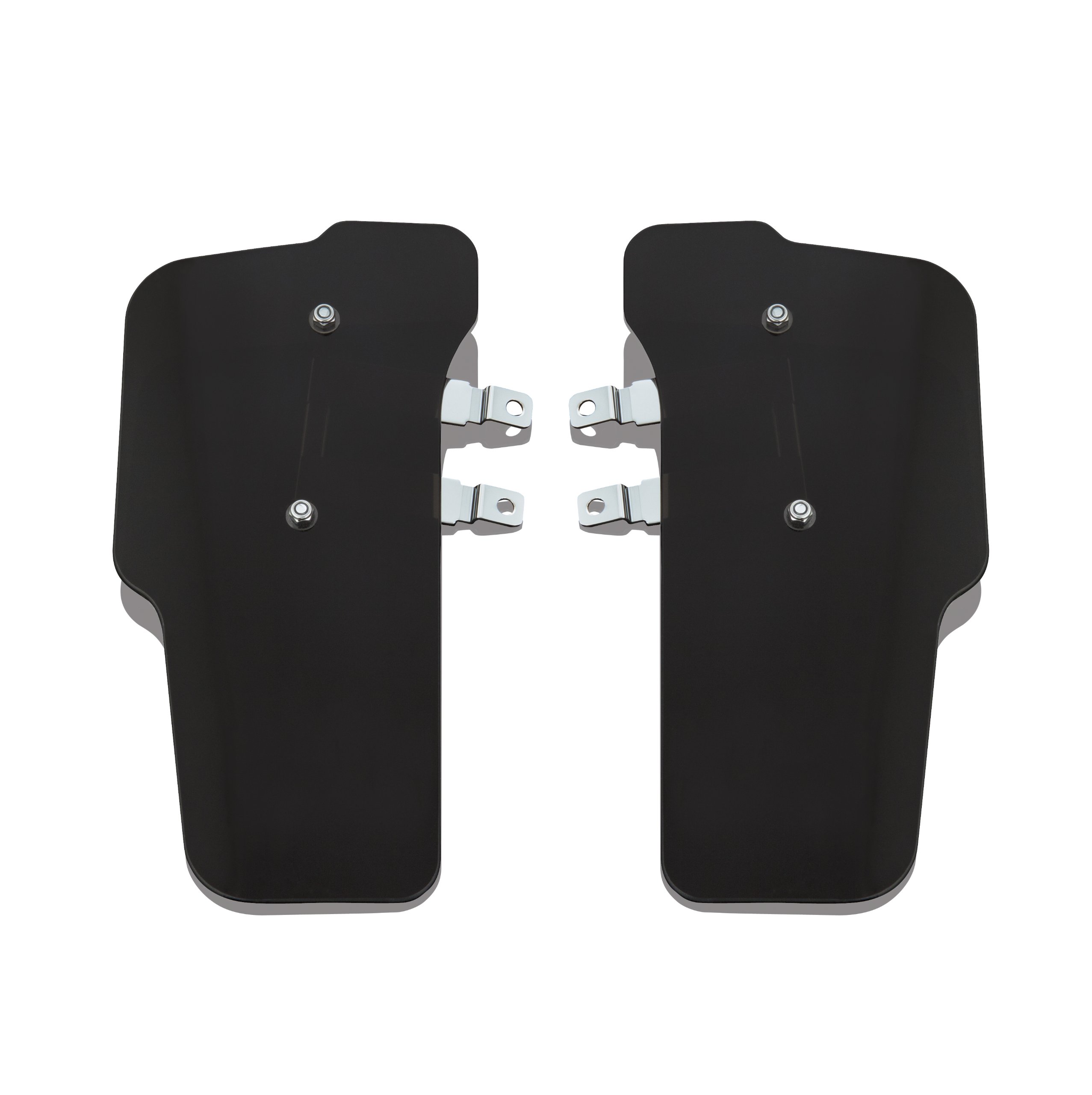 Show Chrome Accessories 52-865L Smoke Lower Wind Deflector for Motorcycles - Reduce Wind Noise & Improve Riding Comfort on Harley, Honda & Cruiser Bikes