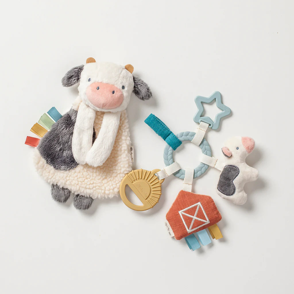 Itzy Ritzy Bitzy Busy Baby Gift Set - Newborn Essentials for Diaper Bag & On-the-Go | Perfect Baby Shower Present & Travel Must-Have