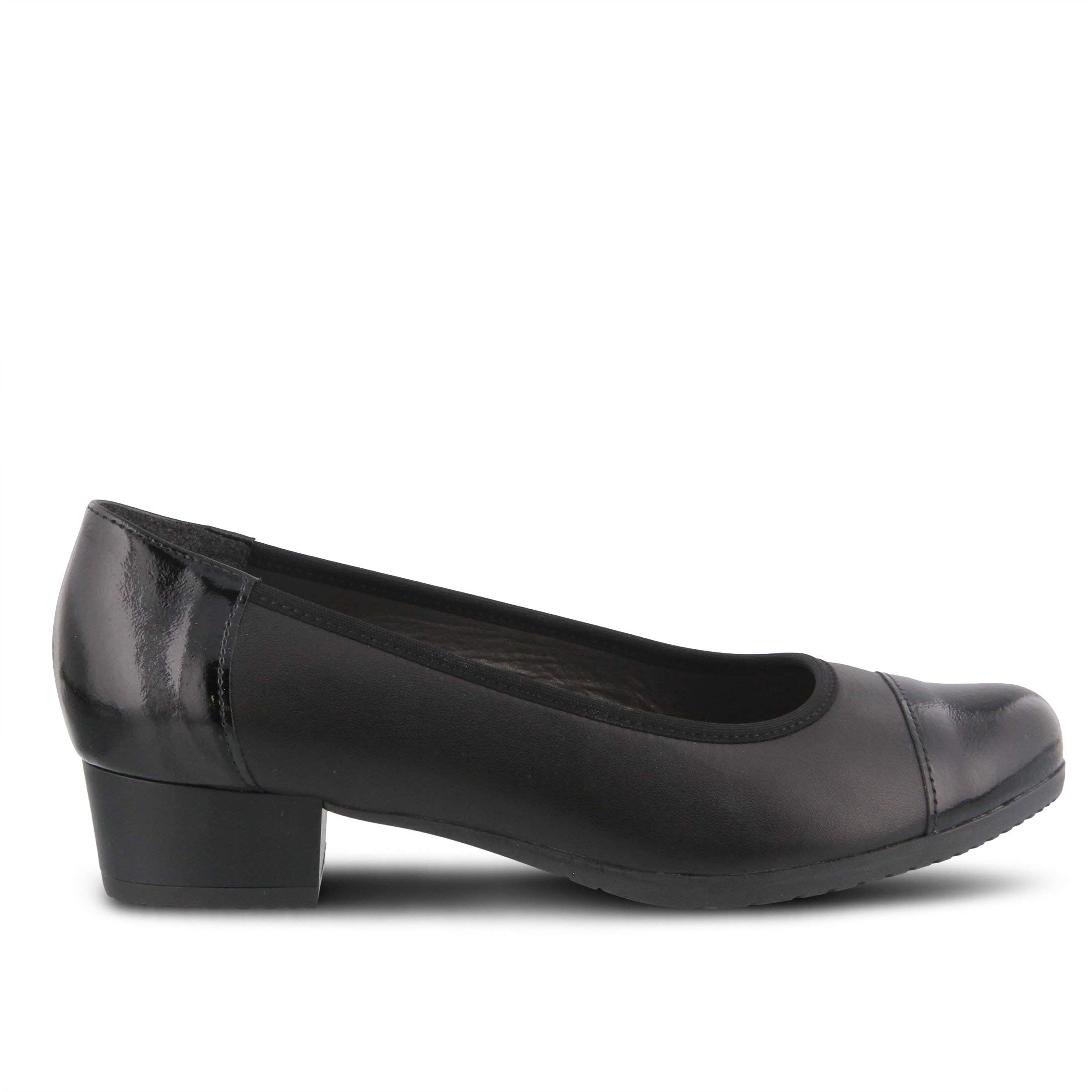 Spring Step Women's Norma Pump - Comfortable Black Heels for Work, Office & Special Occasions | Slip-Resistant Dress Shoes for Professional Women