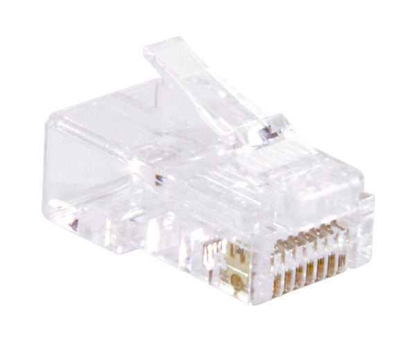 CAT5E Easy Feed RJ45 Connector - 25 Pack for Ethernet Cables Under 6.5mm OD | High-Speed Network Installation & Home Office Setup