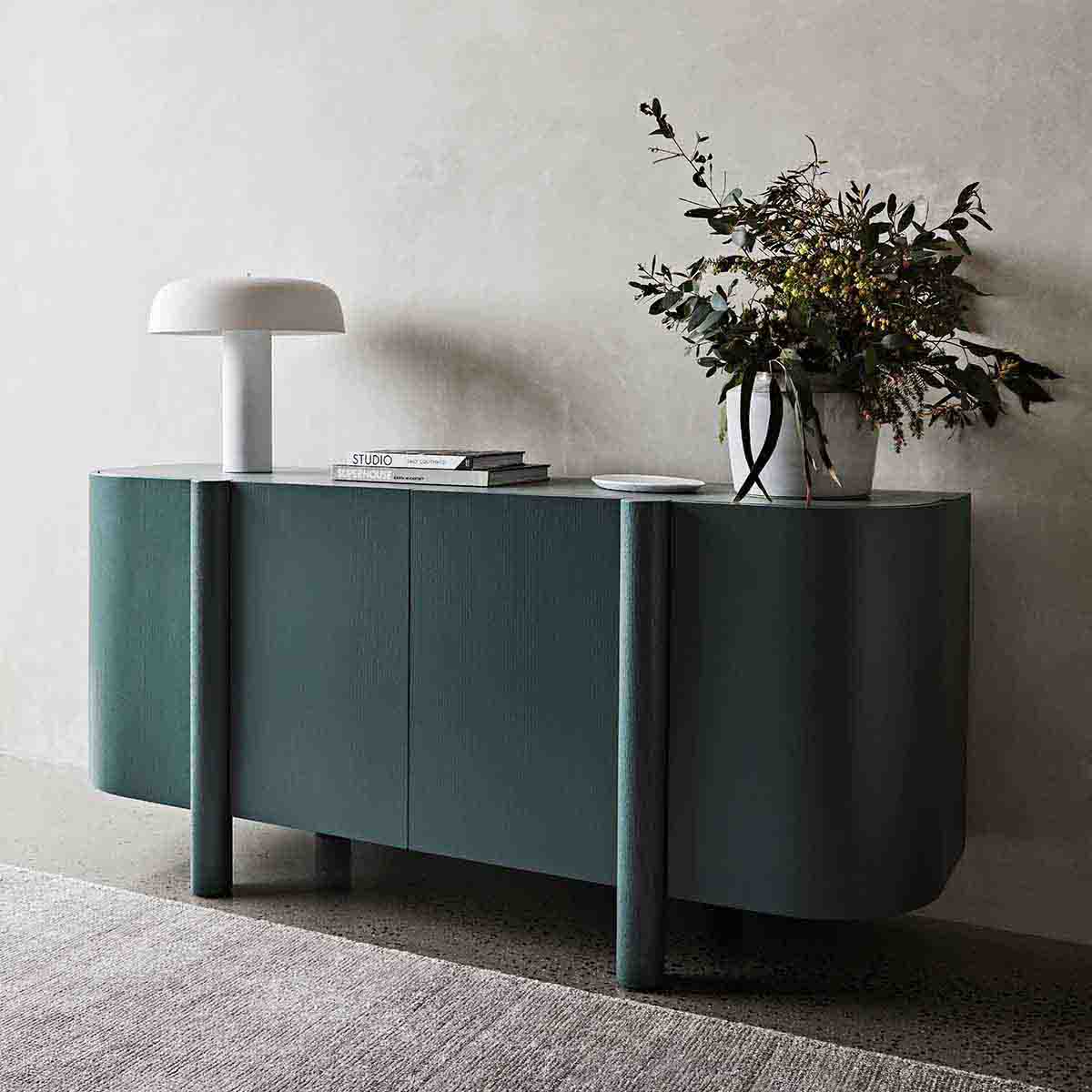 Globe West Artie Buffet - Modern Wood Sideboard with Storage for Dining Room & Living Room - Perfect for Entertaining & Home Organization