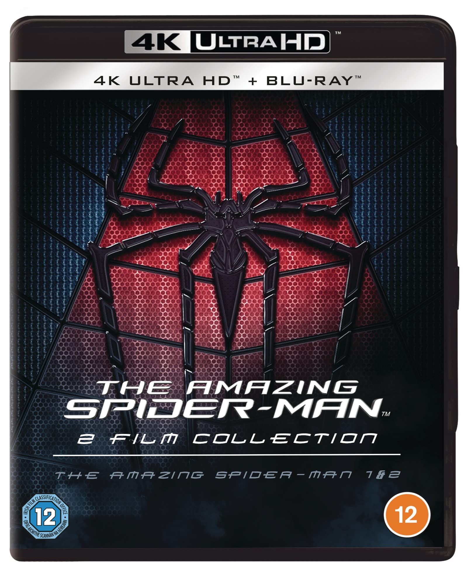 Spider-Man 1 & 2 4K Ultra HD Blu-ray Collection (4 Disc Set - Includes UHD & Blu-ray) | 2021 Edition | Perfect for Marvel Fans & Home Theater Movie Nights
