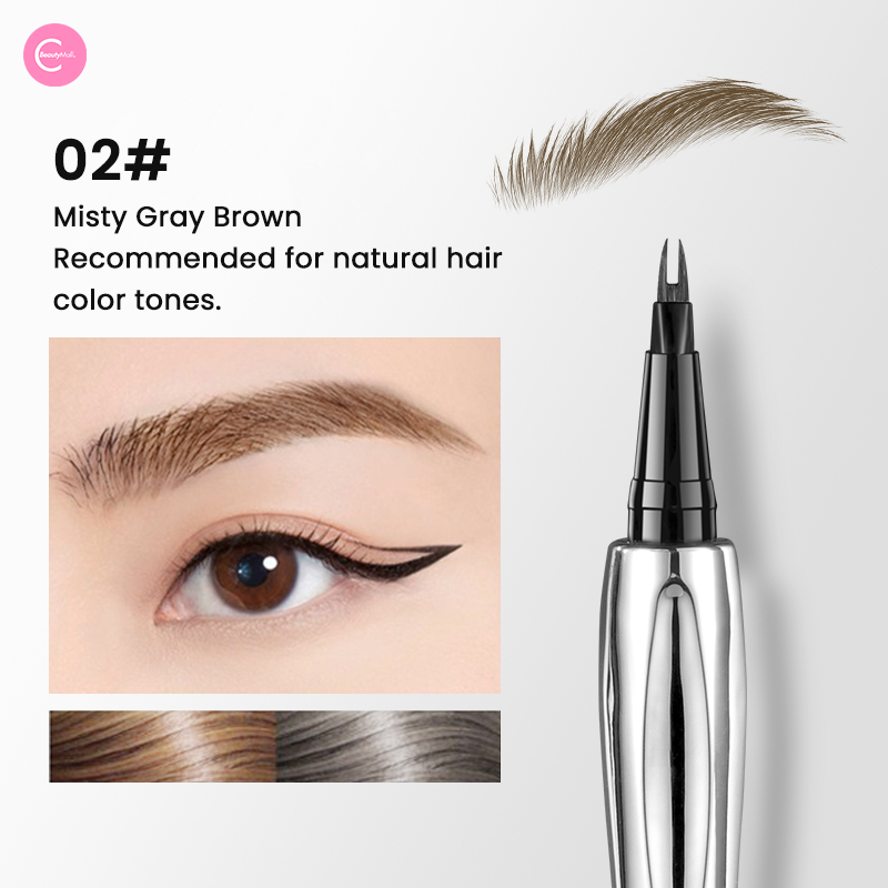 AOJN Dual Tip Liquid Brow Pen – Waterproof Eyebrow Pencil for Precise & Natural Brows – Perfect for Everyday Makeup & Professional Use