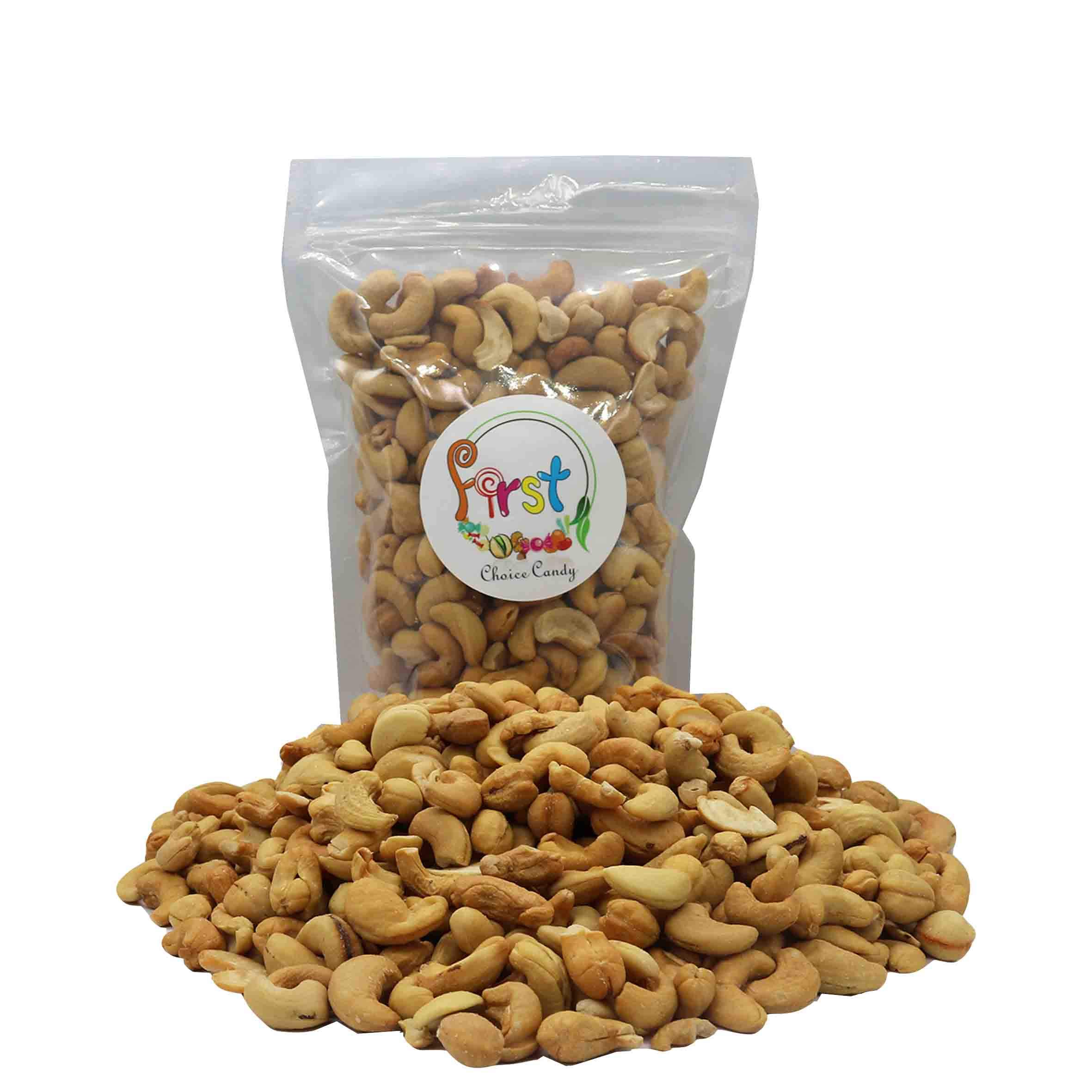 Organic Roasted Unsalted Whole Cashews - Healthy Snack, No Salt Added, Non-GMO, 5lb Bulk - Perfect for Keto, Vegan Diet & On-the-Go Snacking
