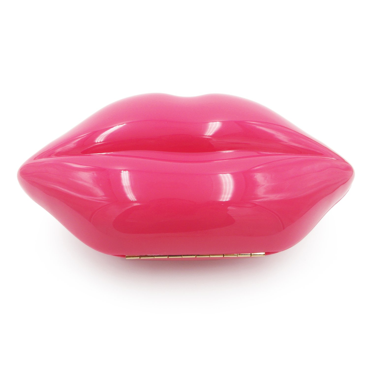 Elegant Acrylic Lip-Shaped Clutch Purse for Women - Perfect for Evening Parties, Weddings & Special Occasions