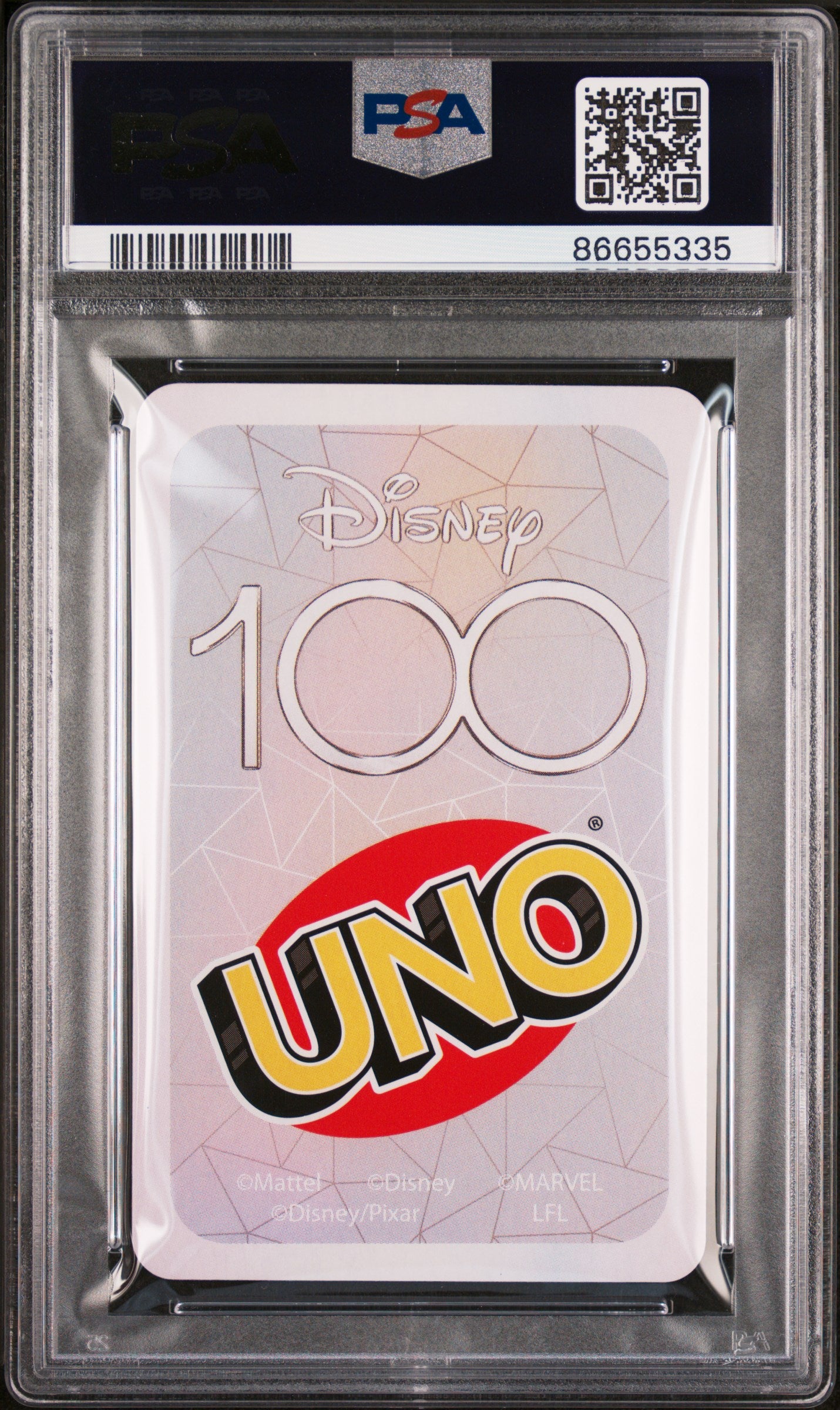2023 UNO Disney 100 Genie Blue Skip Card PSA 10 Graded - Collectible Trading Card Game for Disney Fans | Perfect for Card Collectors, Game Nights & Disney Memorabilia Enthusiasts