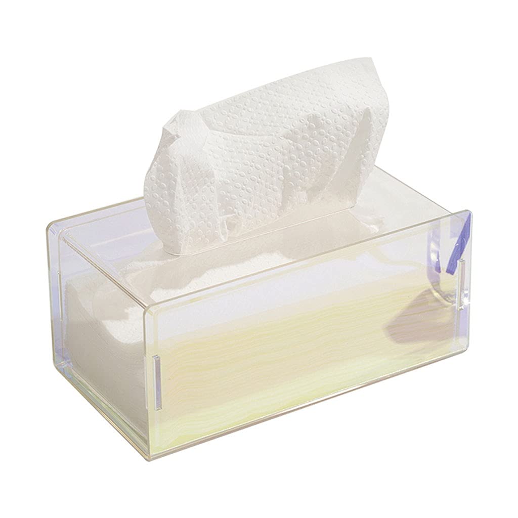 Clear Acrylic Tissue Box Holder - Modern Home Decor for Living Room, Bedroom & Office Desk - Stylish & Functional Tissue Storage with Creative Design - Perfect for Home, Office & Gift Giving