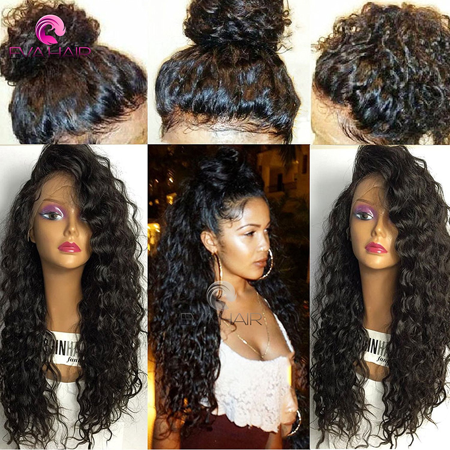 8A Brazilian 13x6 Lace Front Wig - Wet Wavy Human Hair Lace Wig 150% Density Virgin Hair for Black Women (20 Inch, 13x6 Lace) - Perfect for Daily Wear, Parties, and Special Occasions