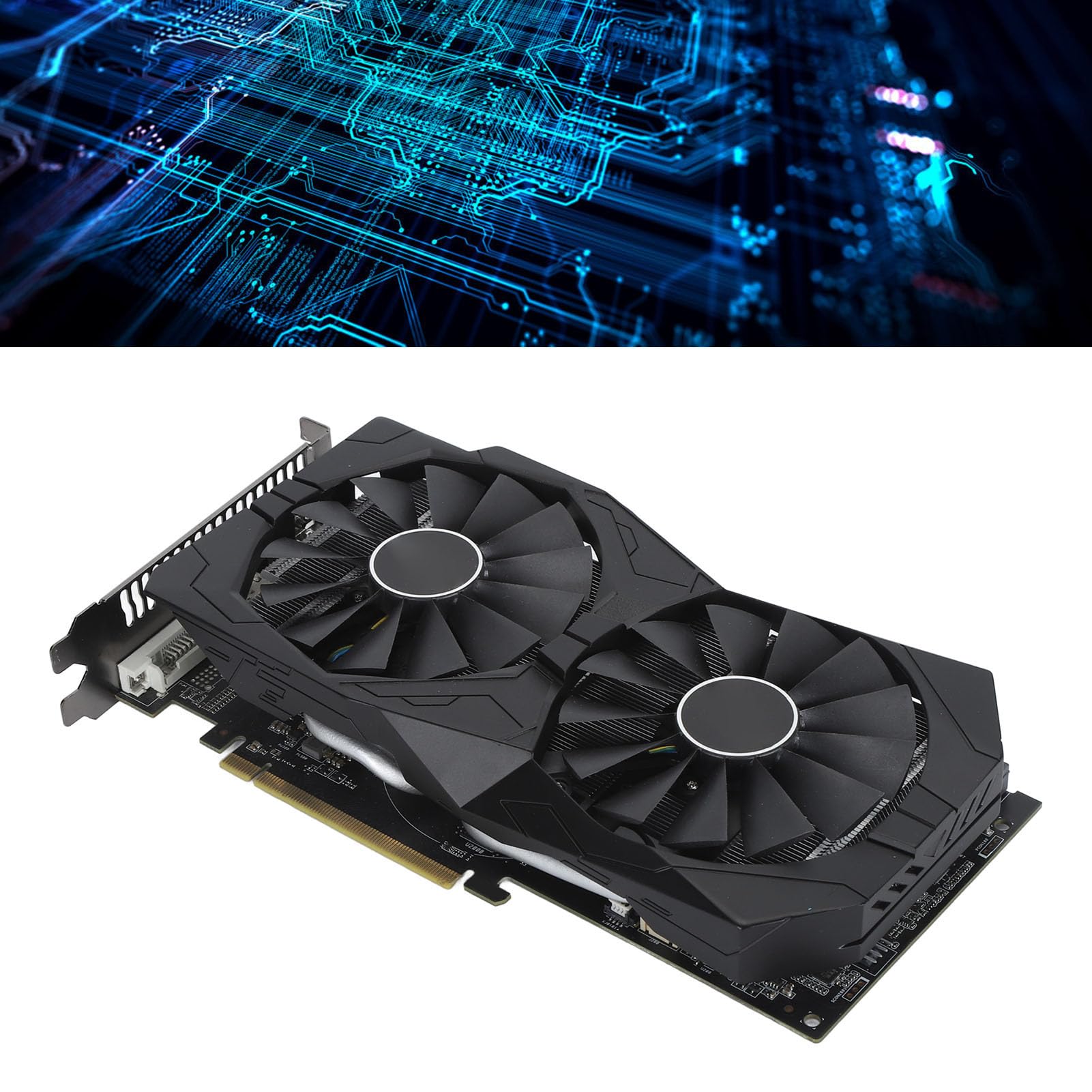 AMD Radeon RX 580 8GB GDDR5 256-bit Gaming Graphics Card with Dual Fan Cooling - PCIe 3.0, DP/HDMI/DVI Outputs - Perfect for PC Gaming, VR, Video Editing & Office Workstations