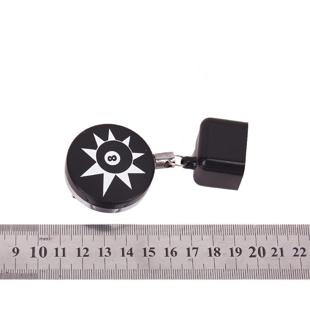 Retractable Pool Cue Chalk Holder with Belt Clip - Snooker & Billiards Accessories for Easy Chalking During Games