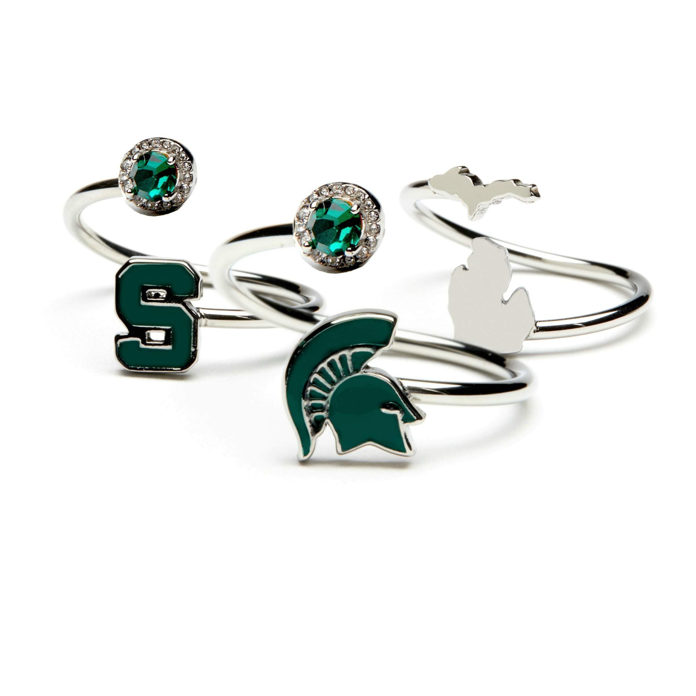 Michigan State Spartan Ring - Unique College Gifts for Alumni & Fans - Perfect for Game Day, Graduation & Spartan Pride