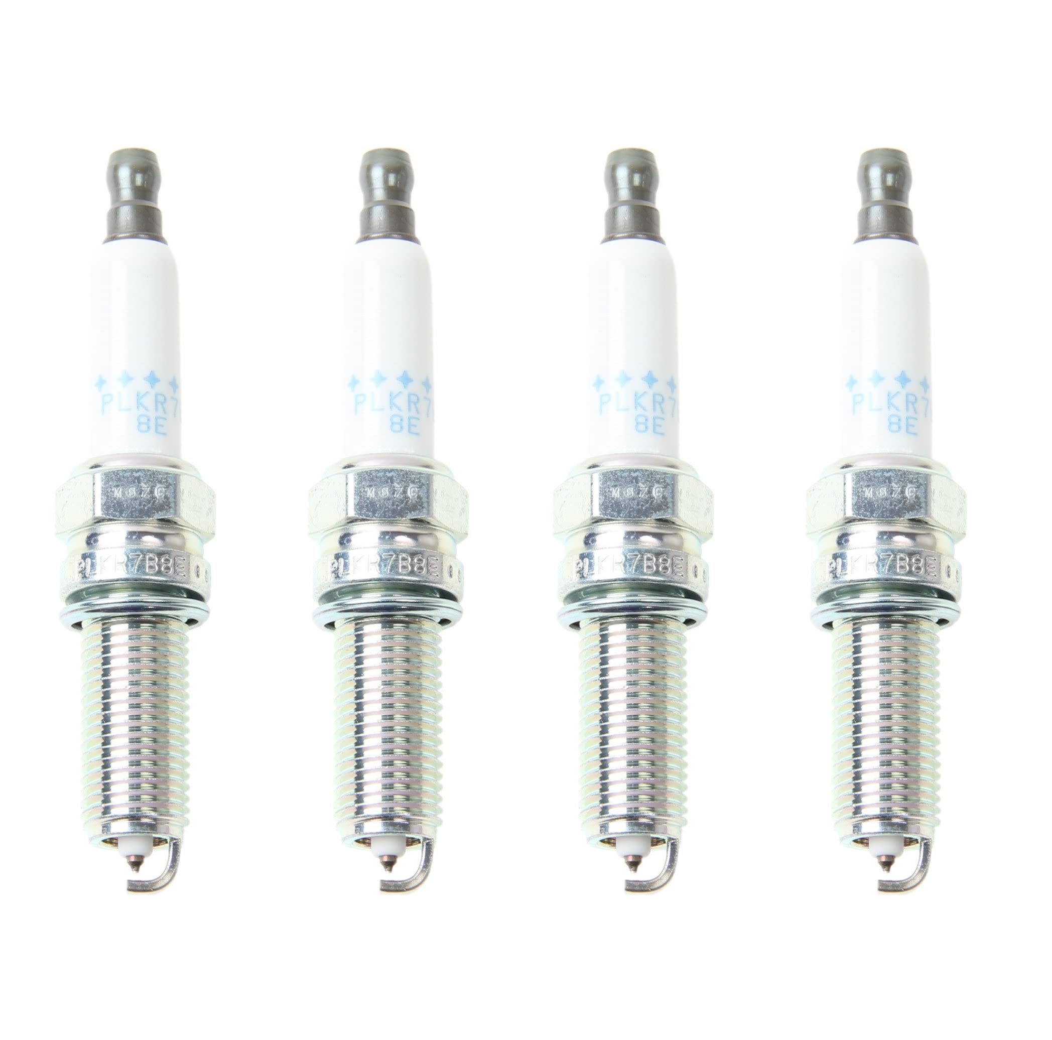 NGK Laser Platinum Spark Plugs - Set of 4 (Gap 0.032) - Compatible with Mercedes W204 & W172 Models - Improves Engine Performance & Fuel Efficiency