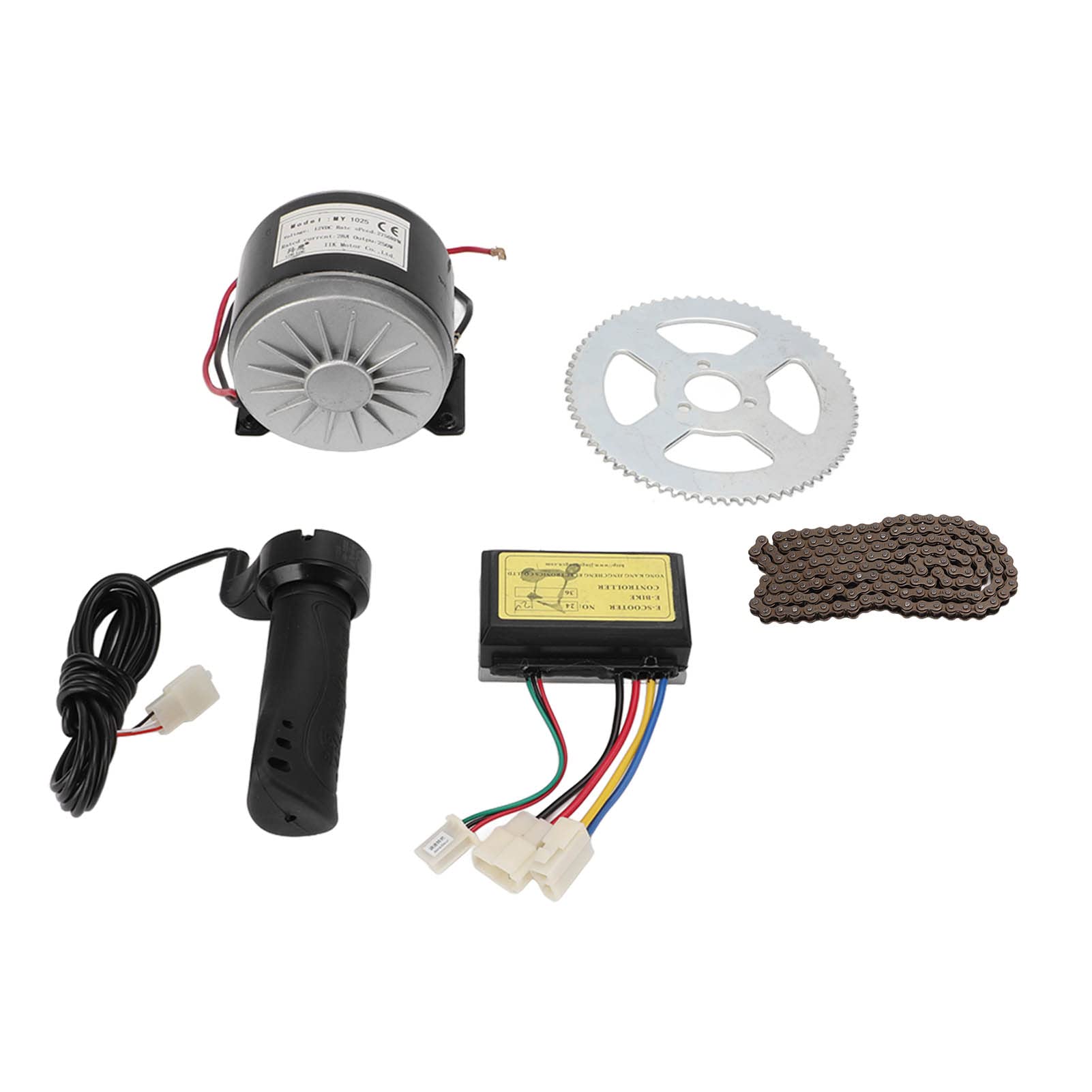 12V 250W 2750RPM High Speed Electric Motor Kit with Speed Controller - Bike Conversion Kit for Motorcycle, Electric Scooter & E-Bike - Perfect for DIY Projects, Commuting & Off-Road Adventures