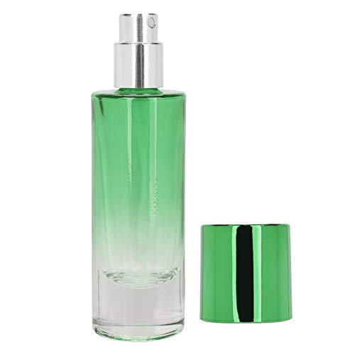 5Pcs Refillable Glass Perfume Spray Bottles - Durable & Portable Travel Essential for Women (Green) | Perfect for Travel, Gym, and Everyday Fragrance Refills
